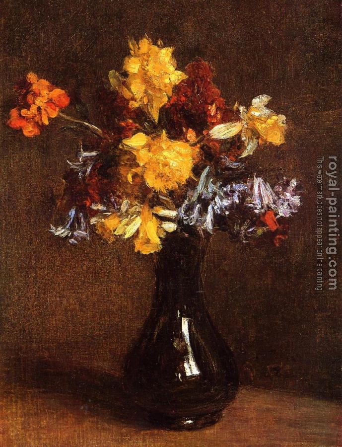 Henri Fantin-Latour : Vase of Flowers